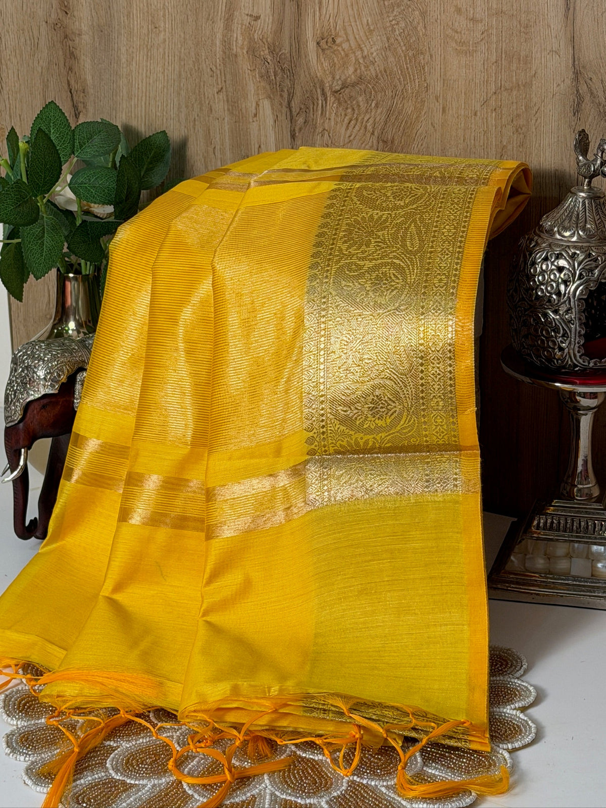 Chanderi Cotton Silk Saree