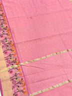 Lavender Pink Kota Zari Jamdani Meenkari Saree
