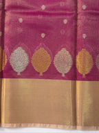Magenta Pink Butter Soft Silk Saree with Fancy Tissue Blouse & Pallu