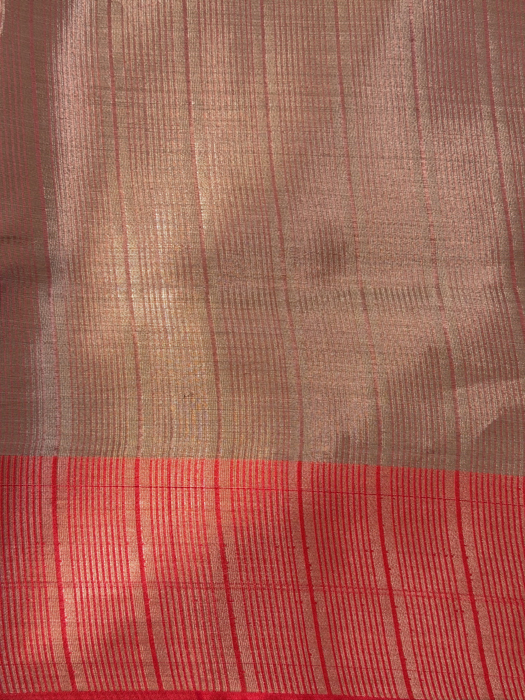 Black Organza Silk Patola Saree with Red Geometric Border
